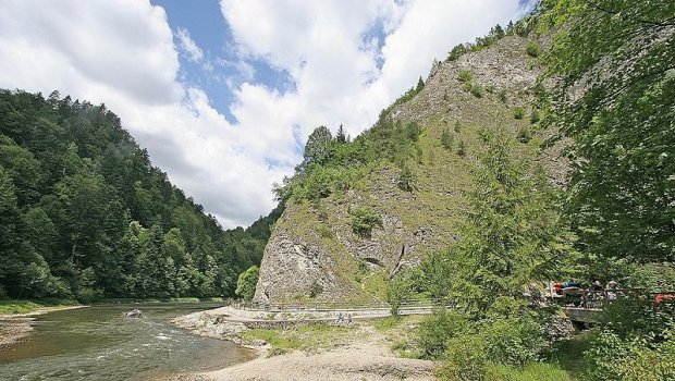 Prielom Dunajca - ústí Lesnického potoka, cc Hlavní foto článku